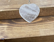 Load image into Gallery viewer, Clear Quartz Polished Crystal Stone Heart Pendant |Reiju