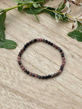 Load image into Gallery viewer, Rhodonite Natural Crystal Small Beads Stone Elasticated Bracelet