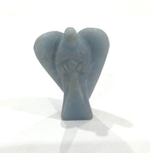 Load image into Gallery viewer, Angelite Crystal Stone Carved Angel Figure Natural Reiki Healing Energy Charged