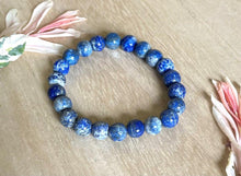 Load image into Gallery viewer, Lapis Lazuli Natural Crystal Stone Beads Bracelet