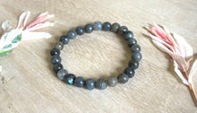 Load image into Gallery viewer, Labradorite Beads Natural Crystal Stone Beaded Bracelet