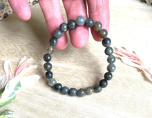 Load image into Gallery viewer, Labradorite Beads Natural Crystal Stone Beaded Bracelet