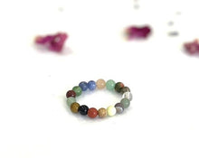 Load image into Gallery viewer, Crystal Beaded Elasticated Ring Size Fits For All