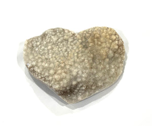Angel Aura Quartz Natural & Unique Crystal Stone Large Sparkly Druzy Heart 166g Inc Gift Box