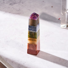 Load image into Gallery viewer, Chakra Crystal Obelisk