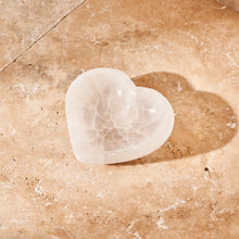 Load image into Gallery viewer, Selenite Heart Shaped Crystal Charging Bowl Natural & Unique |Reiju