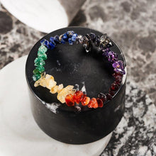 Load image into Gallery viewer, Chakra Crystal Stone Chips Gemstone Bracelet