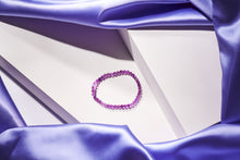 Load image into Gallery viewer, Amethyst Faceted Crystal Bracelet