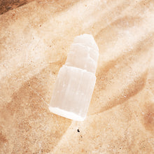 Load image into Gallery viewer, Selenite Crystal Tower | Small Natural & Unique Reiki Charged Crystal Piece