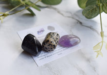Load image into Gallery viewer, "Crystals For Animals" Tumble Stone Set Reiki Charged