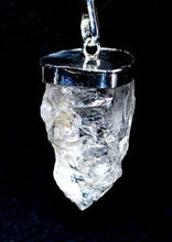 Load image into Gallery viewer, Clear Quartz Raw Crystal Pendant Inc Cord Necklace |Reiju