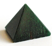 Load image into Gallery viewer, Green Mica Crystal Pyramid
