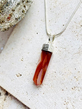Load image into Gallery viewer, Carnelian Crystal Pendant