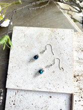 Load image into Gallery viewer, Blue Tigers Eye Polished Natural Beads 'Handmade By Michelle' Earring Set