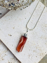 Load image into Gallery viewer, Carnelian Crystal Pendant