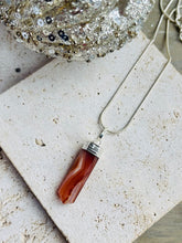 Load image into Gallery viewer, Carnelian Crystal Pendant