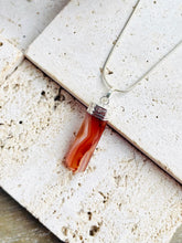 Load image into Gallery viewer, Carnelian Crystal Pendant