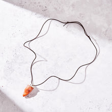 Load image into Gallery viewer, Carnelian Raw Crystal Pendant