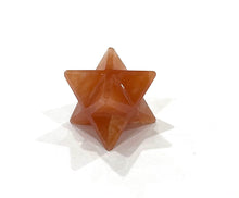 Load image into Gallery viewer, Orange Jade Crystal Merkaba Star