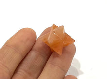 Load image into Gallery viewer, Orange Jade Crystal Merkaba Star