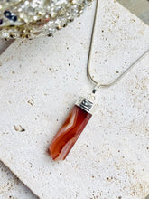 Load image into Gallery viewer, Carnelian Crystal Pendant