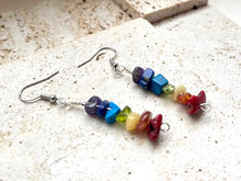 Load image into Gallery viewer, Chakra Crystals Handmade Earrings Set Nickel Free