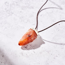 Load image into Gallery viewer, Carnelian Raw Crystal Pendant |Reiju