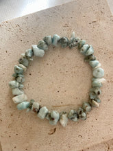 Load image into Gallery viewer, Larimar Natural Crystal Chips Stone Bracelet |Reiju