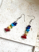 Load image into Gallery viewer, Chakra Crystals Handmade Earrings Set Nickel Free