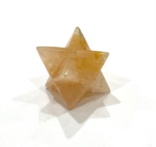Load image into Gallery viewer, Orange Jade Crystal Merkaba Star