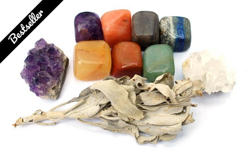 Chakra Crystal Healing Starter Gift Set (Inc Guide To The Chakras Leaflet)