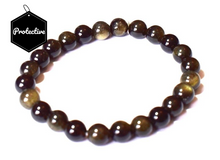 Load image into Gallery viewer, Black Obsidian Crystal Beaded Bracelet