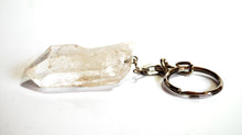 Load image into Gallery viewer, Clear Quartz Natural Crystal Stone Keyring |Reiju