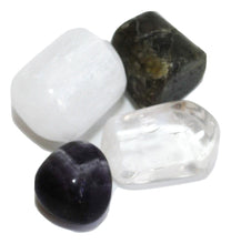 Load image into Gallery viewer, Crown Chakra Crystal Tumble Stone Healing Set (Beautifully Gift Wrapped)