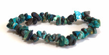 Load image into Gallery viewer, Chrysocolla Crystal Stone Chips Bracelet