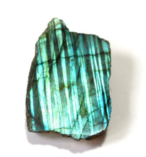 Load image into Gallery viewer, Raw Labradorite Crystal Slice Stone Gift Wrapped Piece - Krystal Gifts UK