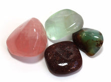 Load image into Gallery viewer, Heart Chakra Crystal Tumble Stone Healing Set (Beautifully Gift Wrapped)