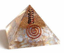 Load image into Gallery viewer, Large Opalite Orgone Crystal Pyramid