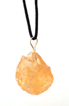 Load image into Gallery viewer, Raw Citrine Crystal Pendant