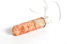 Load image into Gallery viewer, Sunstone Crystal Faceted Pendant Inc 18” Chain |Reiju
