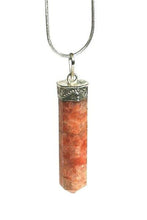 Load image into Gallery viewer, Sunstone Crystal Faceted Pendant Inc 18” Chain |Reiju