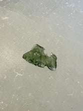 Load image into Gallery viewer, Moldavite Small Raw Green Crystal Piece 20mm - Extremely Rare