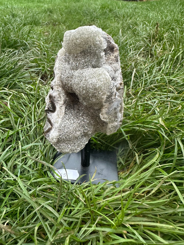New! 💜 Natural & Unique Druzy Amethyst Crystal Cluster On Stand |Reiju