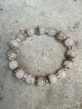 Load image into Gallery viewer, New! Rose Quartz Crystal Decorative Bracelet