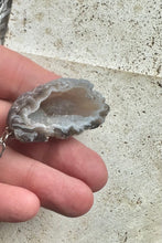 Load image into Gallery viewer, New! Druze Geode Agate Crystal Stone  Keyring