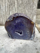 Load image into Gallery viewer, New! Purple Agate Geode - Natural &amp; Unique
