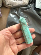 Load image into Gallery viewer, New! Amazonite Polished Crystal Point Gemstone Natural &amp; Unique | Reiju