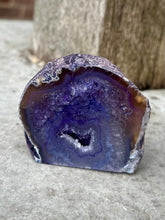 Load image into Gallery viewer, New! Purple Agate Geode - Natural &amp; Unique