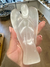 Load image into Gallery viewer, New! Selenite Large Crystal Angel Natural &amp; Unique