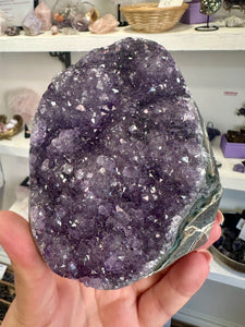 Amethyst Druzy Crystal - Unique Piece